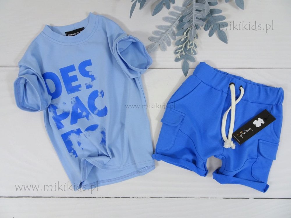 T-shirt bawełniany DESPACITO / baby blue