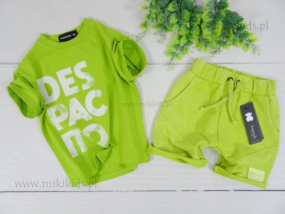 T-shirt bawełniany DESPACITO / limonka