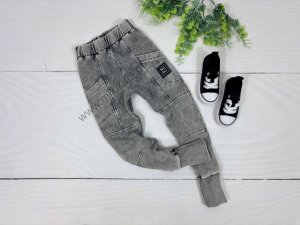 Spodnie joggery dekatyzowane DRESS BLACK / Nunu 