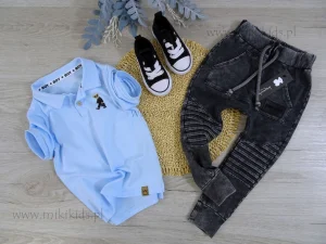 Koszulka polo lacoste TEDDY / błękitna  MIMI 