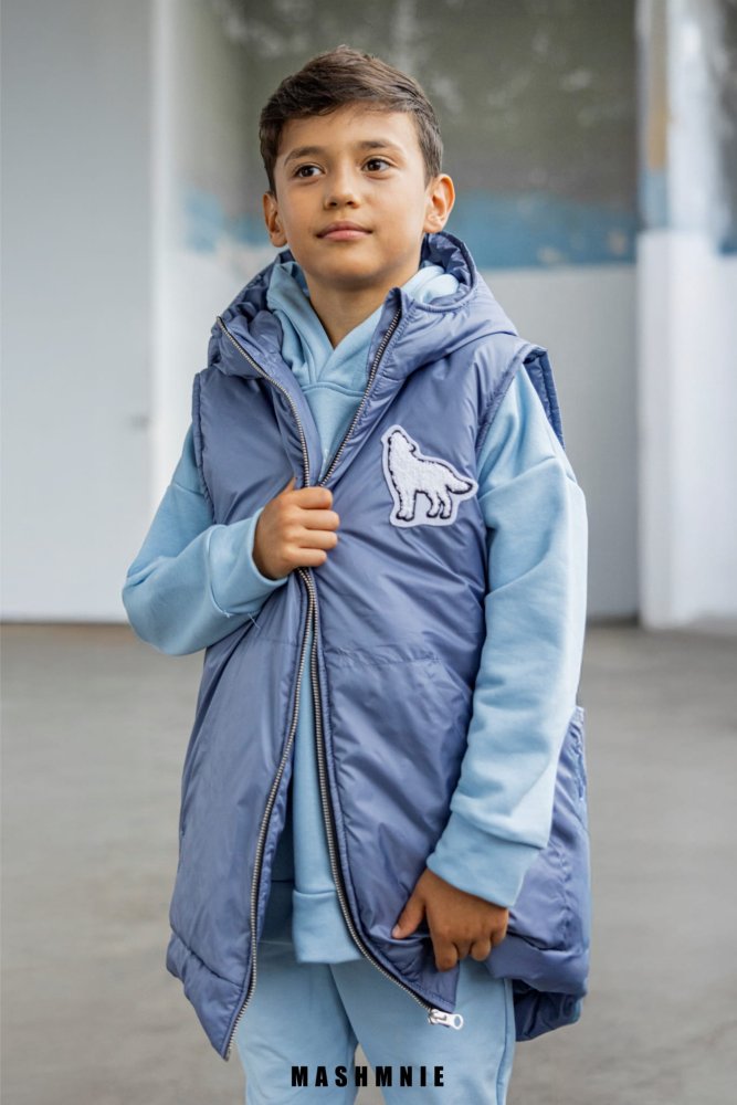 Kamizelka MASHMNIE / niebieska 