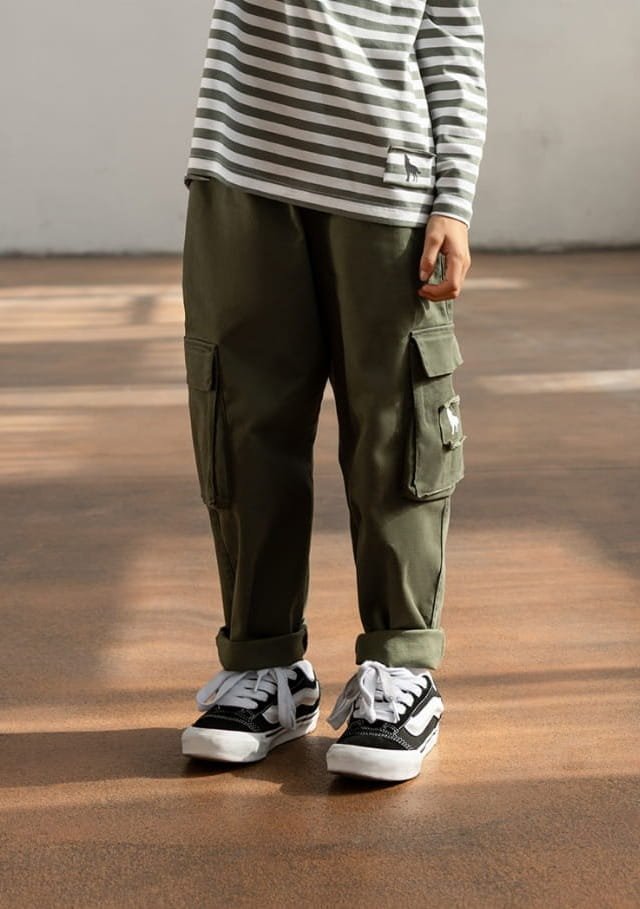 Spodnie bojówki WOLF / khaki MASHMNIE