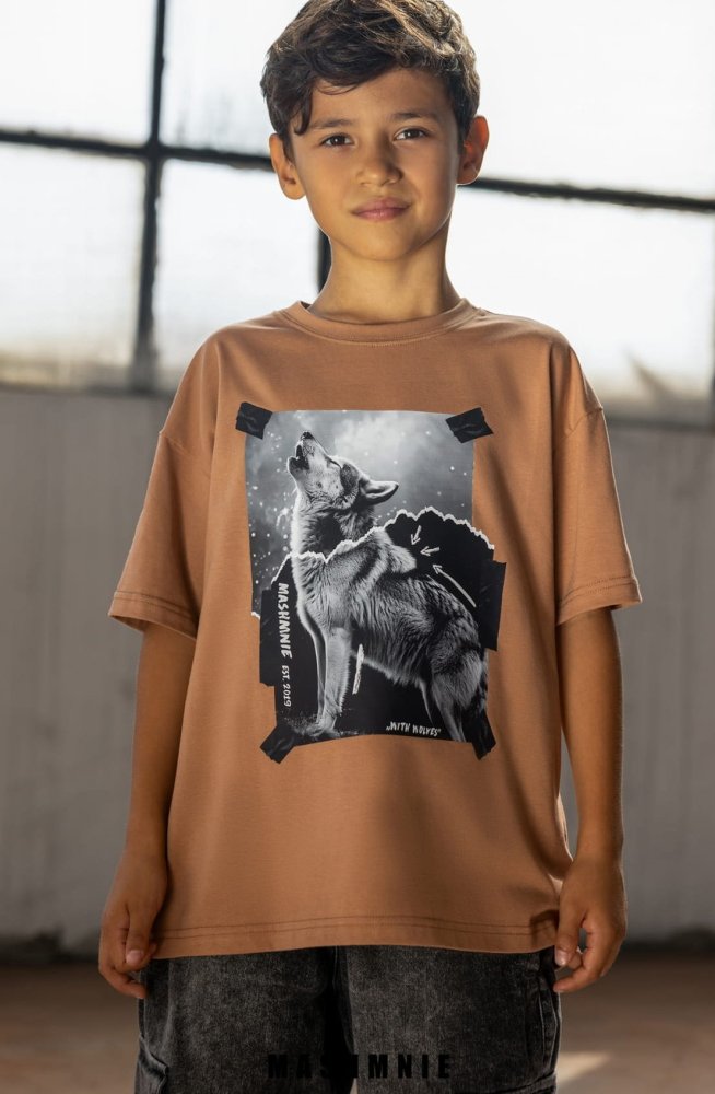 T-shirt  MASHMNIE / mokka