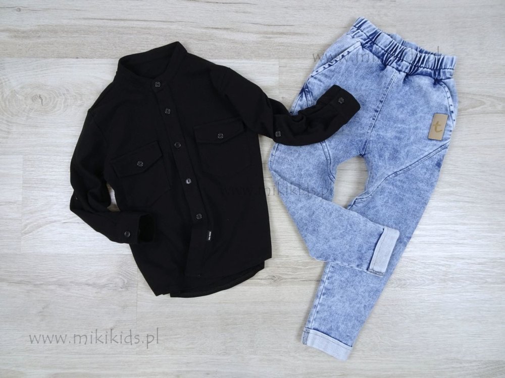 Koszula lacoste stójka / czarna My Mimi  