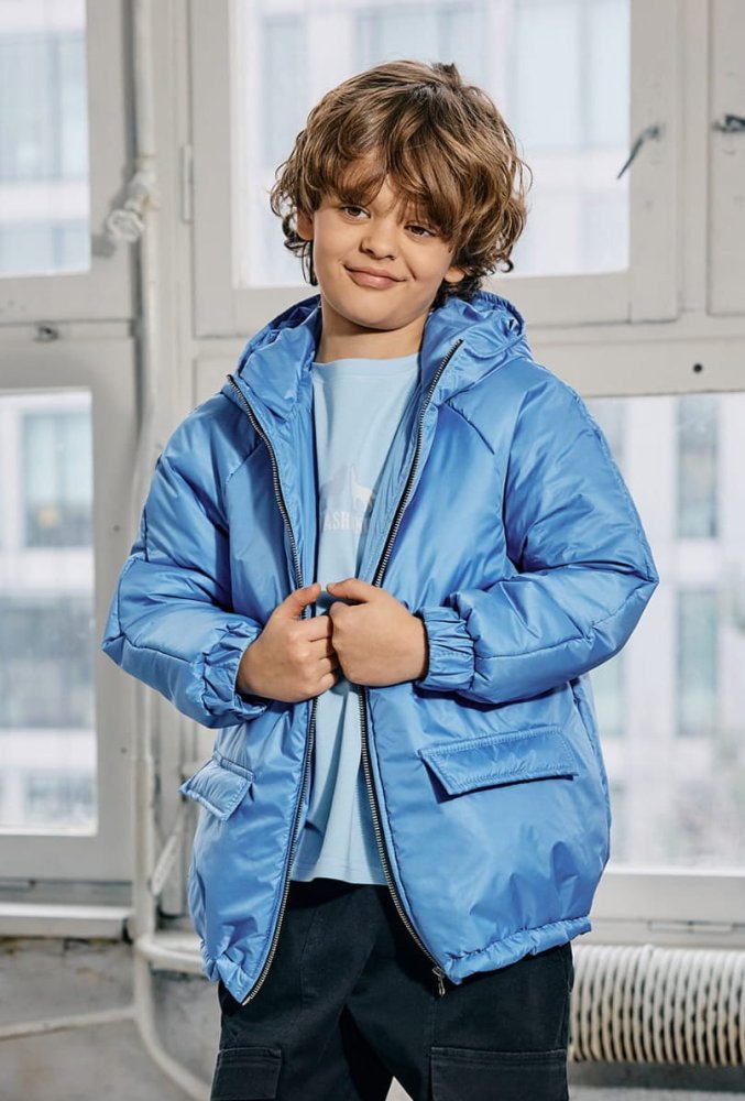 Kurtka przejściowa MASHMNIE / niebieska