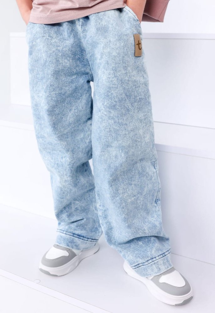 Spodnie JEANS BAGGY light blue / TUSS  