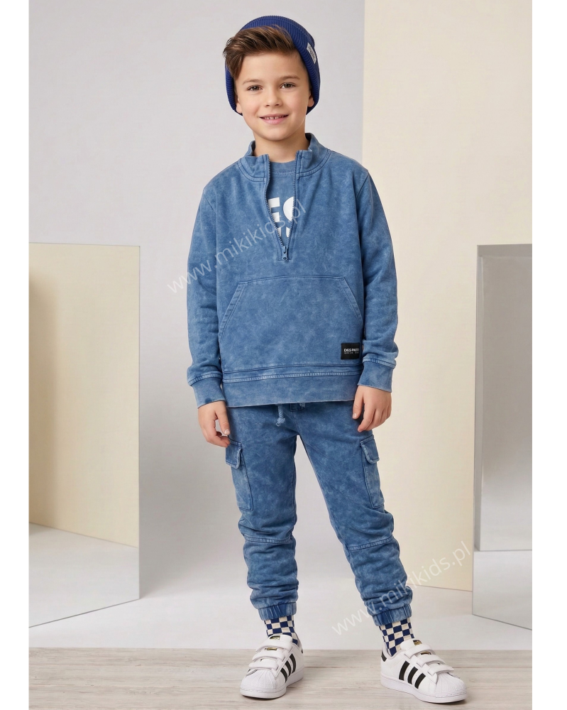 Bluza kangurka na stójce / vintage jeans DESPACITO 