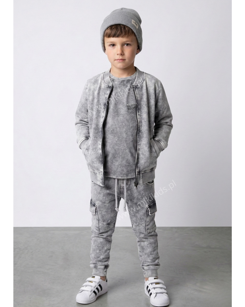 Bluza bomberka dekatyzowana / acid grey DESPACITO  