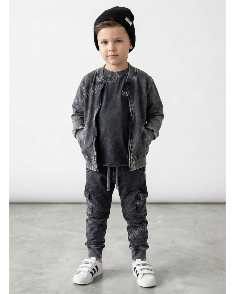 Bluza bomberka dekatyzowana / acid black DESPACITO 