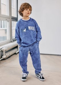 Komplet dekatyzowany MASHMNIE / niebieski