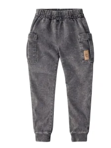 Spodnie JEANS CARGO light black / TUSS 