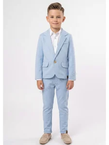 Garnitur dzianinowy lacoste / baby blue MIMI 