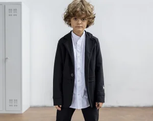 Marynarka dzianinowa WOLF / czarna MASHMNIE 