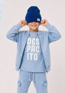 Bluza bomberka dekatyzowana LIMITED / sky blue DESPACITO