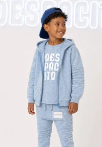 Bluza dekatyzowana zakładki LIMITED / sky blue DESPACITO 