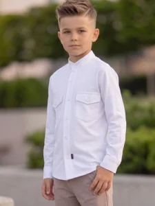 Koszula lacoste stójka / biała My Mimi 