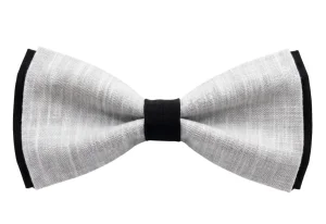 Mucha elegancka / szara na czarnym M03