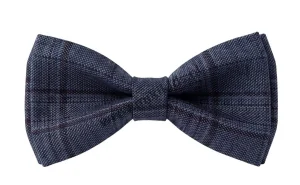 Mucha elegancka / jeansowy krata M10