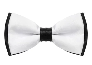 Mucha elegancka / biała na czarnym M16