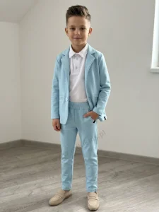 Garnitur dzianinowy / błękitny ALL FOR KIDS