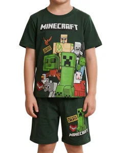 Komplet dwuczęściowy MINECRAFT / zielony 