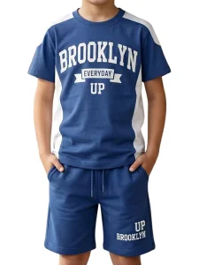 Komplet dwuczęściowy BROOKLYN / niebieski KOCAK
