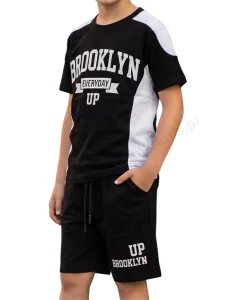 Komplet dwuczęściowy BROOKLYN / czarny KOCAK