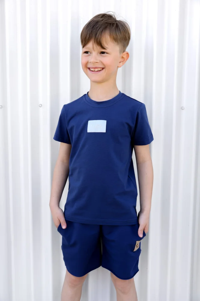 T-shirt bawełniany / navy TUSS