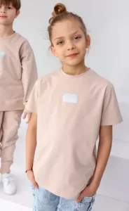 T-shirt bawełniany / beige TUSS 
