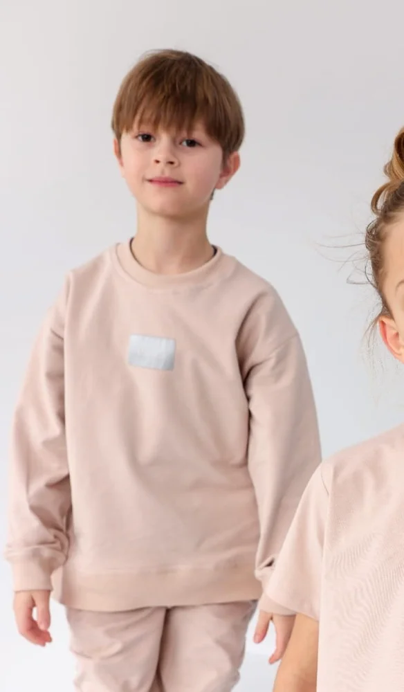 Bluza dresowa over beige / TUSS  
