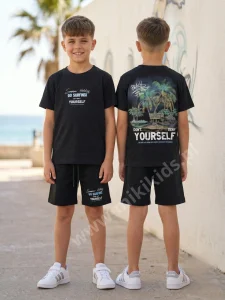 Komplet dwuczęściowy GO SURFING / czarny 