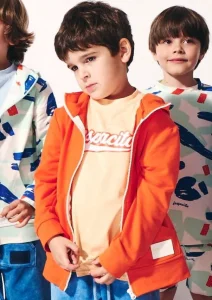 Bluza parka bawełniana / orange DESPACITO 