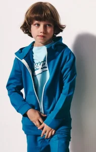 Bluza parka bawełniana / petrol DESPACITO 