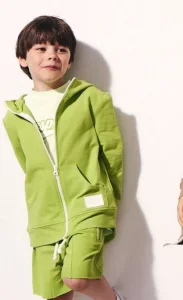 Bluza parka bawełniana / limonka DESPACITO 