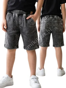 Szorty dekatyzowane a`la jeans oscar / black jeans GAMET  