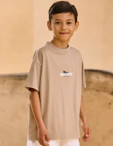 T-shirt  MASHMNIE / beżowy