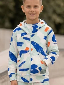 Bluza parka bawełniana w autorski wzór / DESPACITO  
