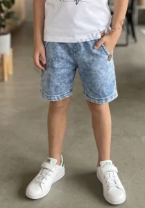 Szory dekatyzowane ACID LIGHT BLUE JEANS / MIMI  