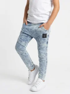 Spodnie dekatyzowane ZAKŁADKA / jeans light blue NUNU  