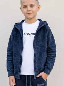 Bluza dekatyzowana zakładki ACID NAVY BLUE / DESPACITO 