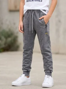 Spodnie dekatyzowane joggery / grey
