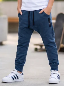 Spodnie slim ze wstawkami / blue jeans DESPACITO  