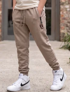 Spodnie dresowe joggery BOXING / beige HAPPY HOUSE