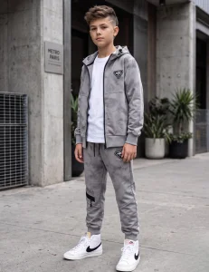 Dres chłopięcy PARIS II / dyed grey