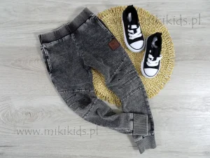 Spodnie dekatyzowane joggery / black NUNU 