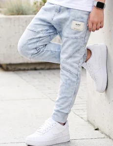 Spodnie dekatyzowane jeans classic / light blue NUNU