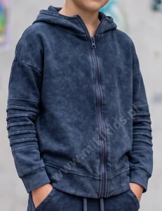 Bluza dekatyzowana zakładki ACID NAVY BLUE / DESPACITO 