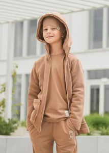 Bluza rozpinana ZIP / karmel TUSS