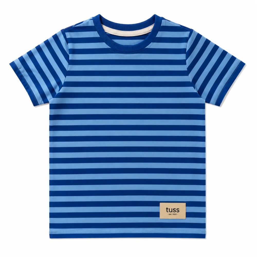 T-shirt CLASSIC paski błekit.png