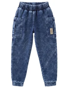 Spodnie JEANS CARGO dark blue / TUSS